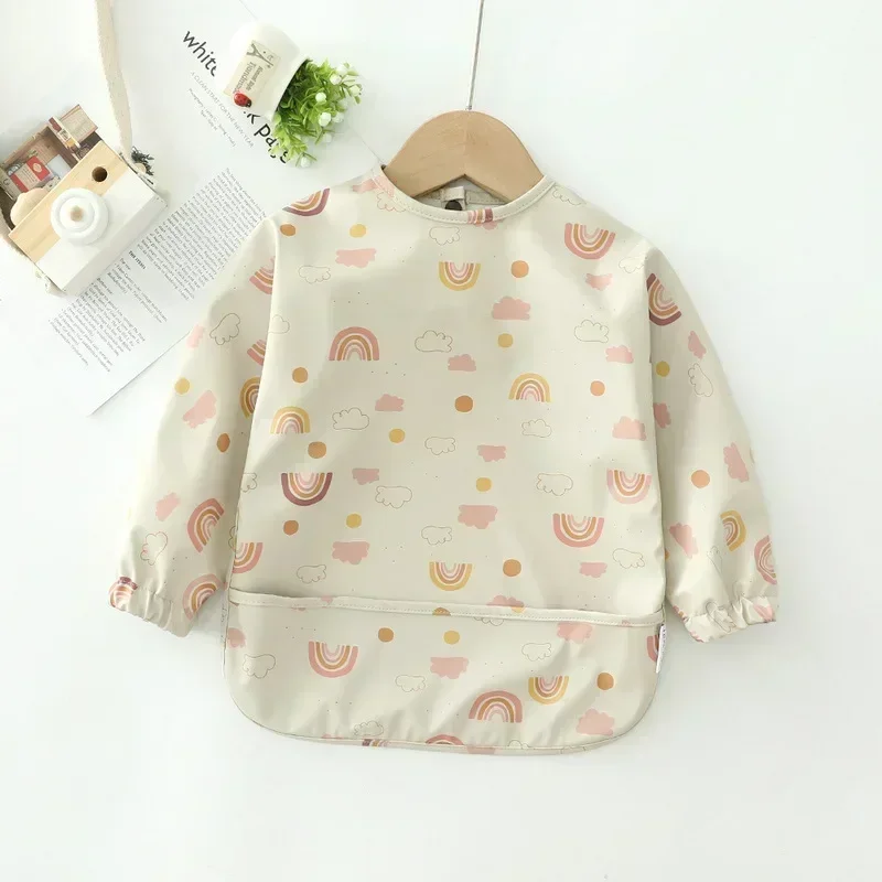 Baby Waterproof Long Sleeve Bibs, 1-3Y
