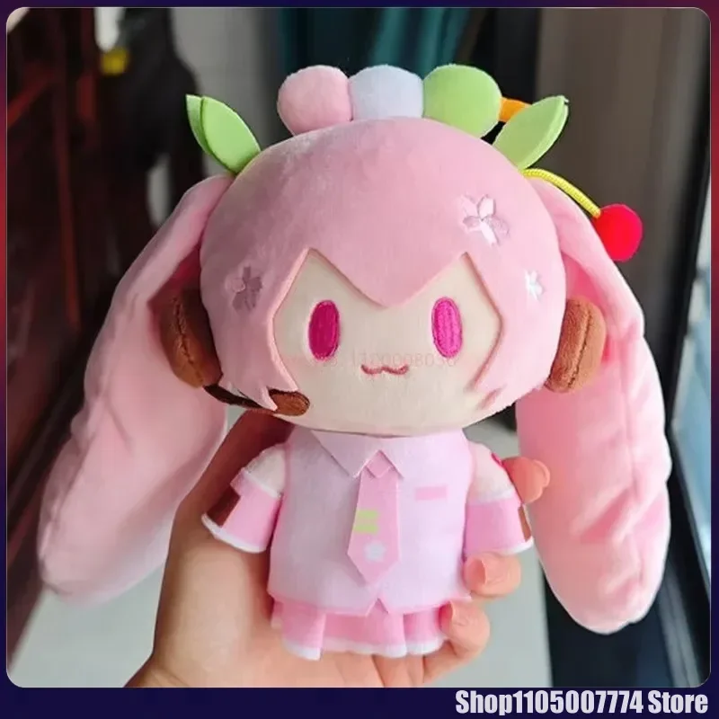 New Hot Hatsune Miku Winter Series Snow Future Top Top Treasure Kawaii Doll Fufu Plush Doll Pendant Girl Birthday Gift Cute image 4