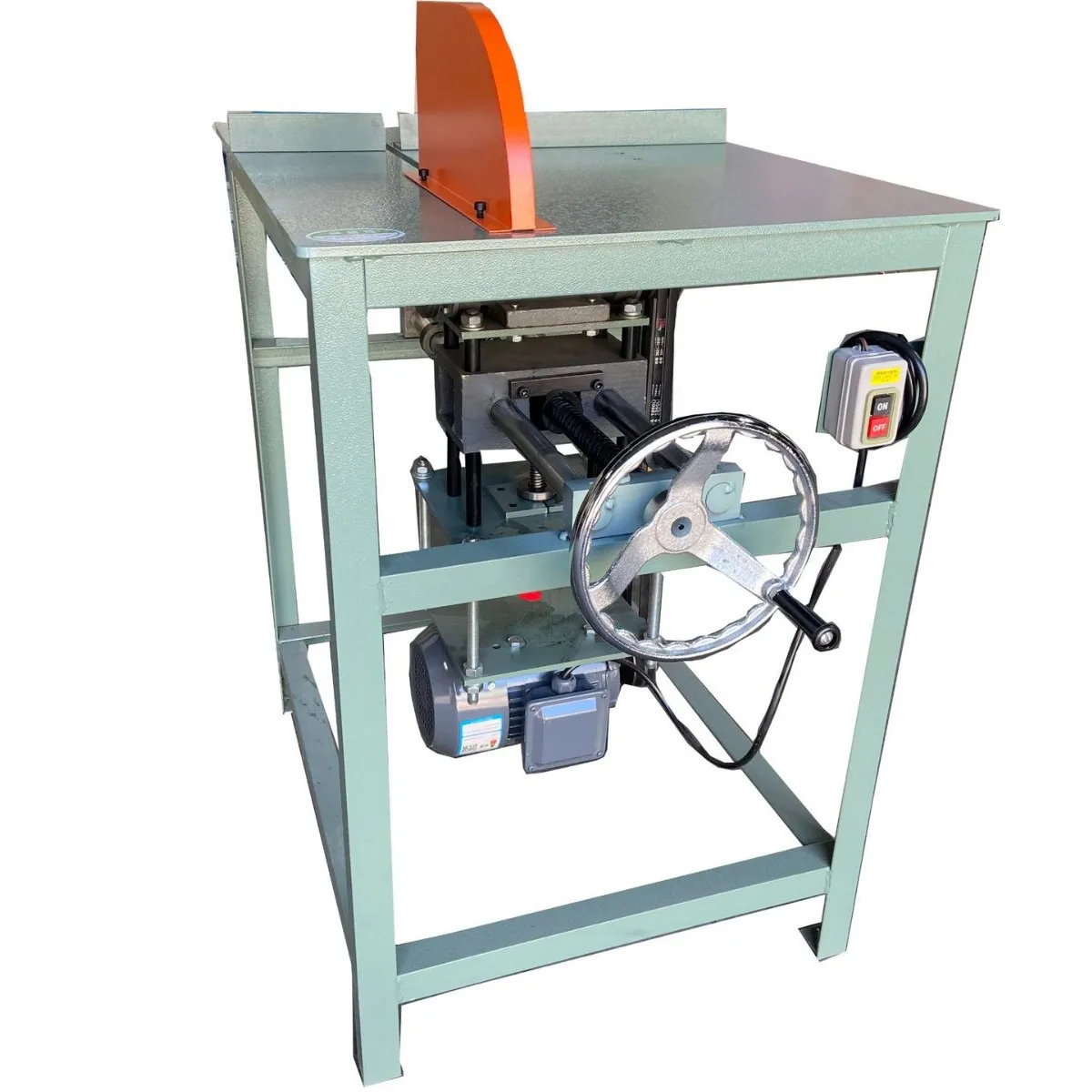 Ouxin Motorized Aluminum Cutting Machine Aluminum Profiles Table Saw Door Window Metal Cutting Machinery 1.5KW Motor 3200r/min
