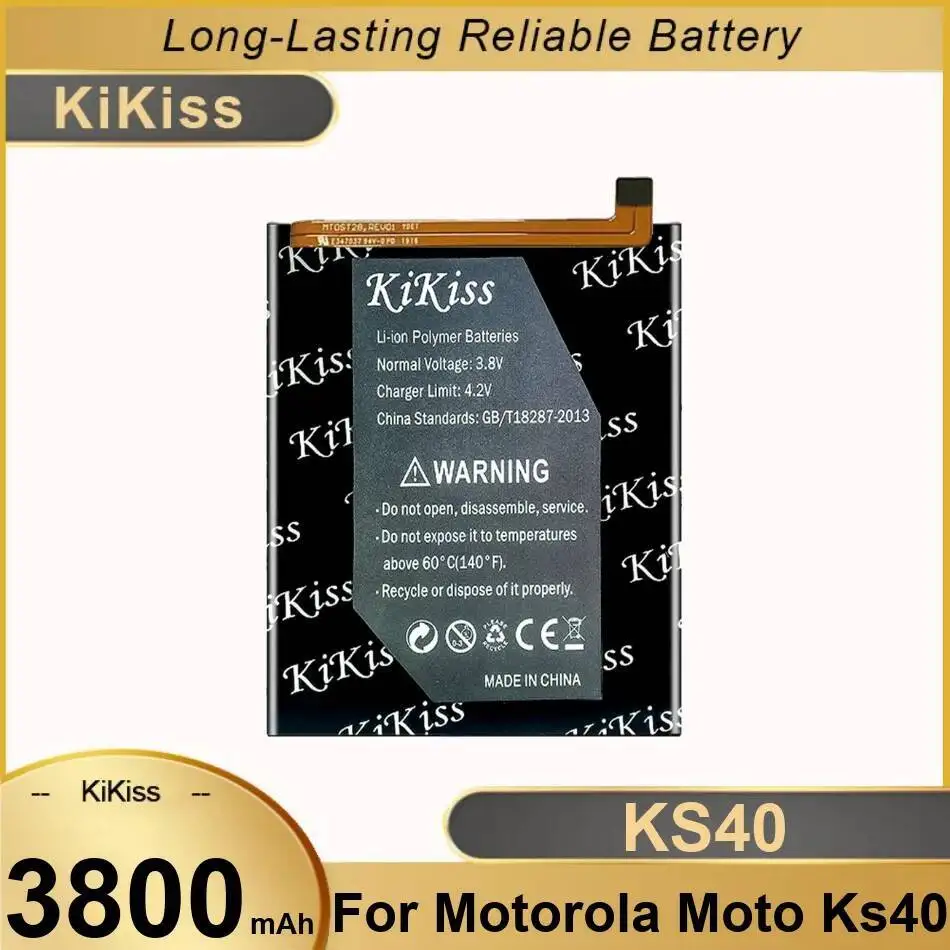 

Долговечный аккумулятор мобильного телефона KS40, замена премиум-класса 3800 мАч для Motorola Moto E6 Play XT2029 XT2029-1, европейская версия