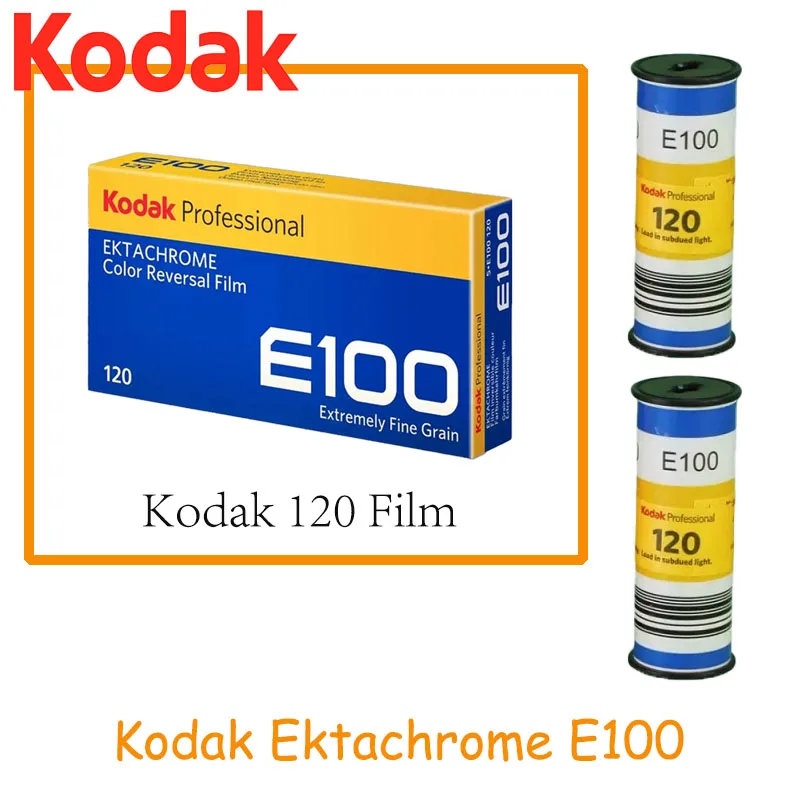 

120 Original Kodak Professional Film Kodak Ektachrome E100 120 Negative Film Color Transparency Film 120 for Kodak Film Camera