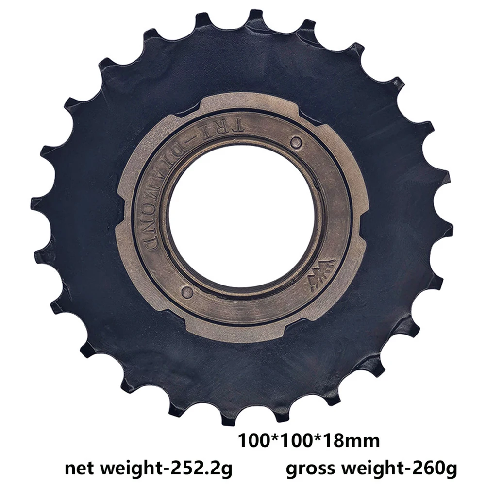 Bicycle Bike Freewheel Sprocket Gear Single Speed 118-21-24T And 3 Speed For Rotary Hub-British Tooth Pattern B1.375X24 High