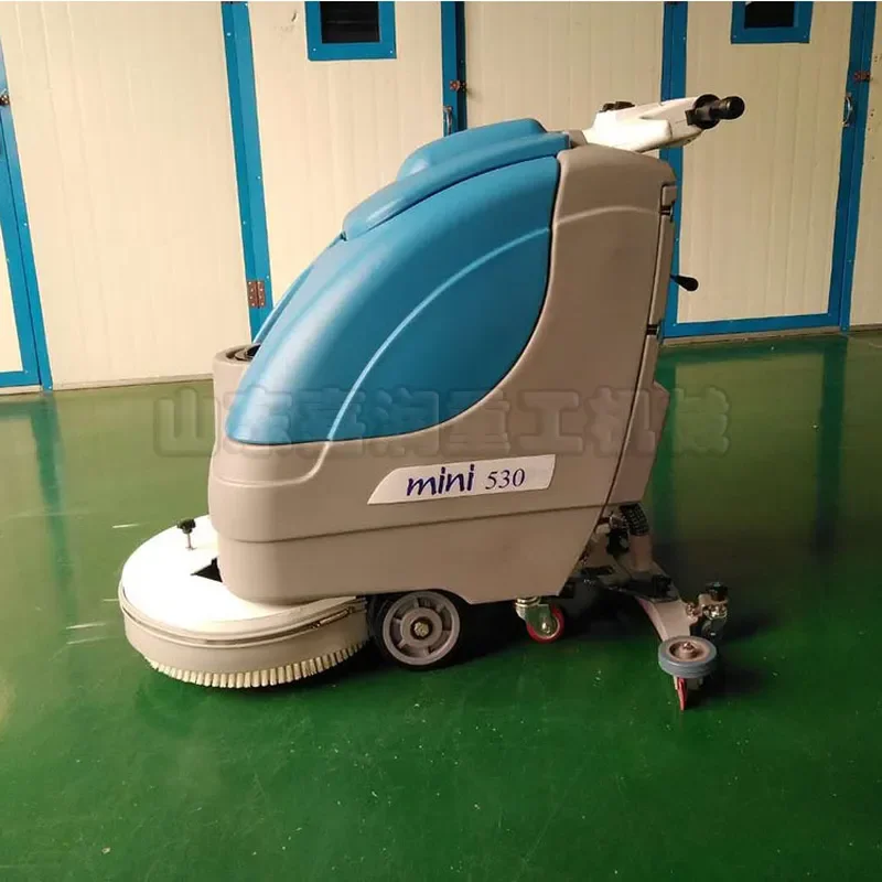 Hand-pushed electric sweeper, indoor floor cleaning and washing machine in factory shopping malls, workshop cleaning and