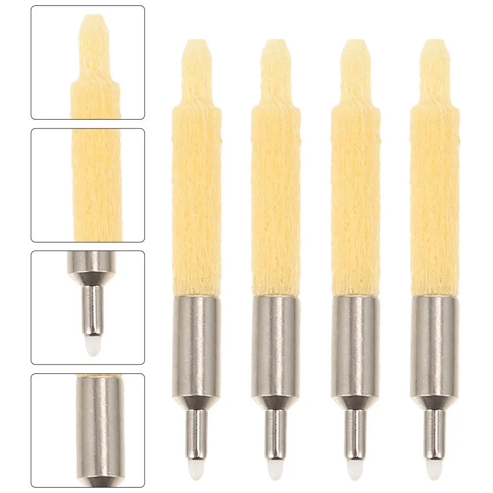 

4Pcs Paint Pen Replacement Tips Acrylic Nibs Wear-Resistant Smooth Edge Long-Lasting Use for Artists Students Crafters DIY