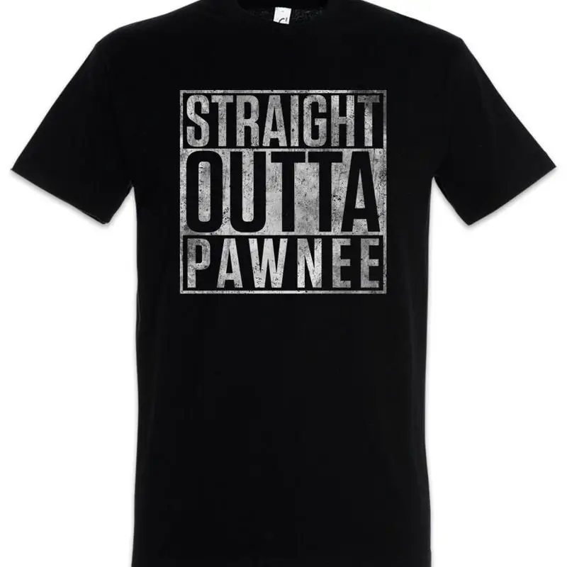 Straight Outta Pawnee T Shirt Parks and Fun Rec Greg Michael Daniels Recreation
