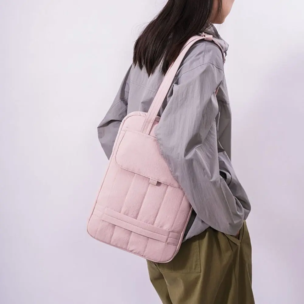 

Simple Solid Laptop Shoulder Bag Shockproof Waterproof Computer Storage Bag File Package Large Capacity Business Briefcase Bag