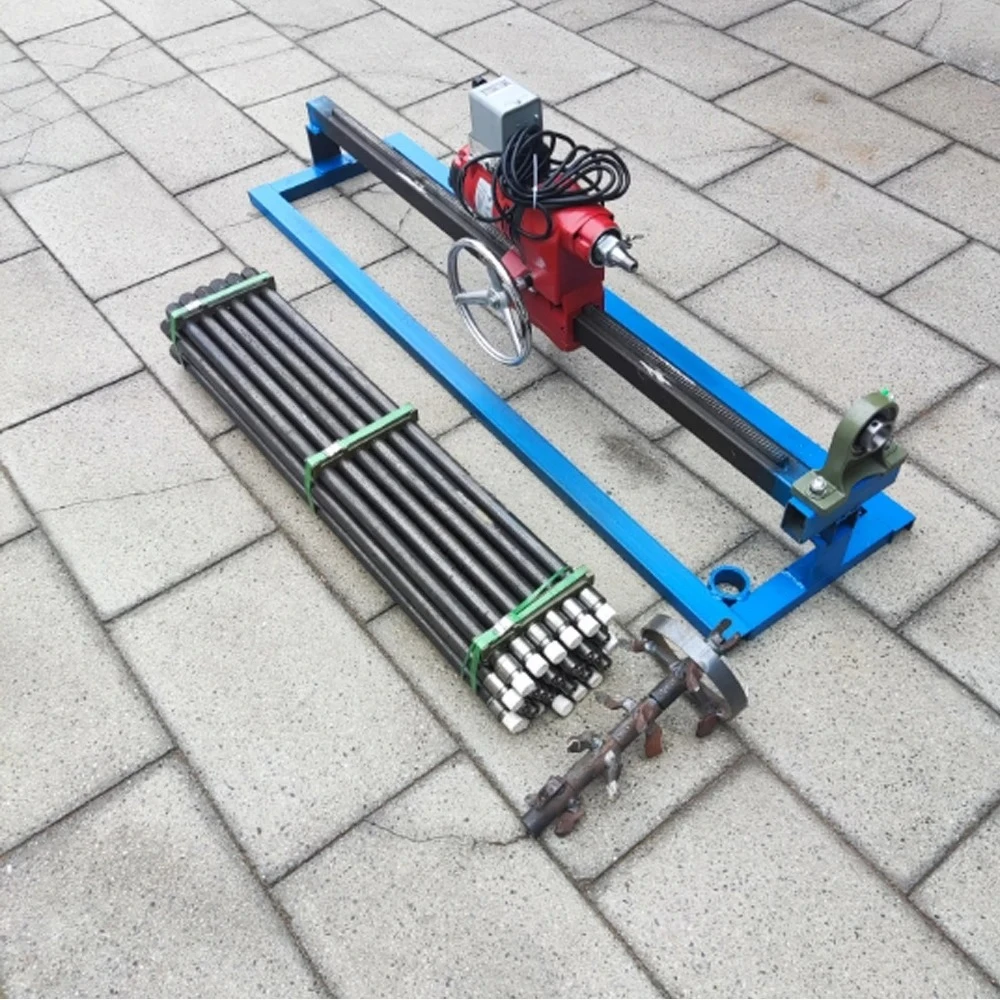 Water drill pipe jacking machine small pipe jacking machine, water pipe road hole drilling machine, underground pipeline