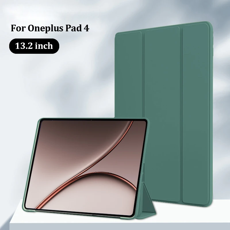 Etui na OnePlus Pad 4 2026 Trifold PU Skóra Ekologiczna Miękka Obudowa z Podstawką na Tablet Funda Oneplus Pad…