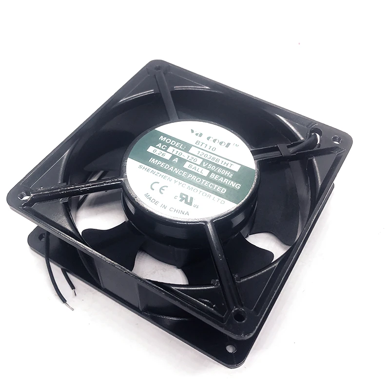 Ltsf لـ BT110 12038B1HT 110V 0.26A 12CM 12038 Ventilador De Refrigasiya De Flujo محوري Con Marco De Aluminio، أصلي، Nuevo