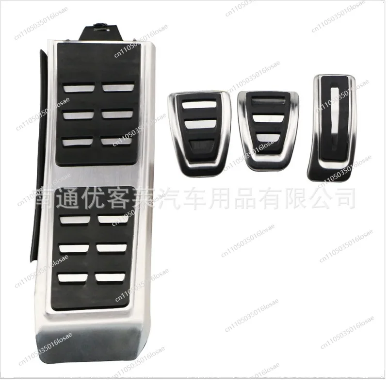 For Audi A4 B8 A5 A6 A7 Q5 Interior Modified Stainless Steel Non-slip Accelerator Pedal Accessories