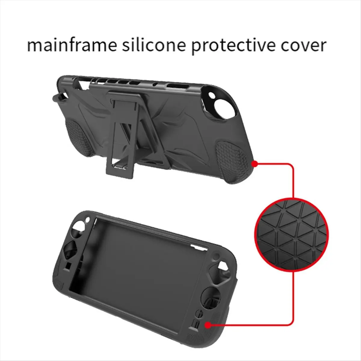 Promotion Silicone Protective Case for Switch 2 Full Cover with Integrated Stand Shell Sleeve Enhanced Grip Design