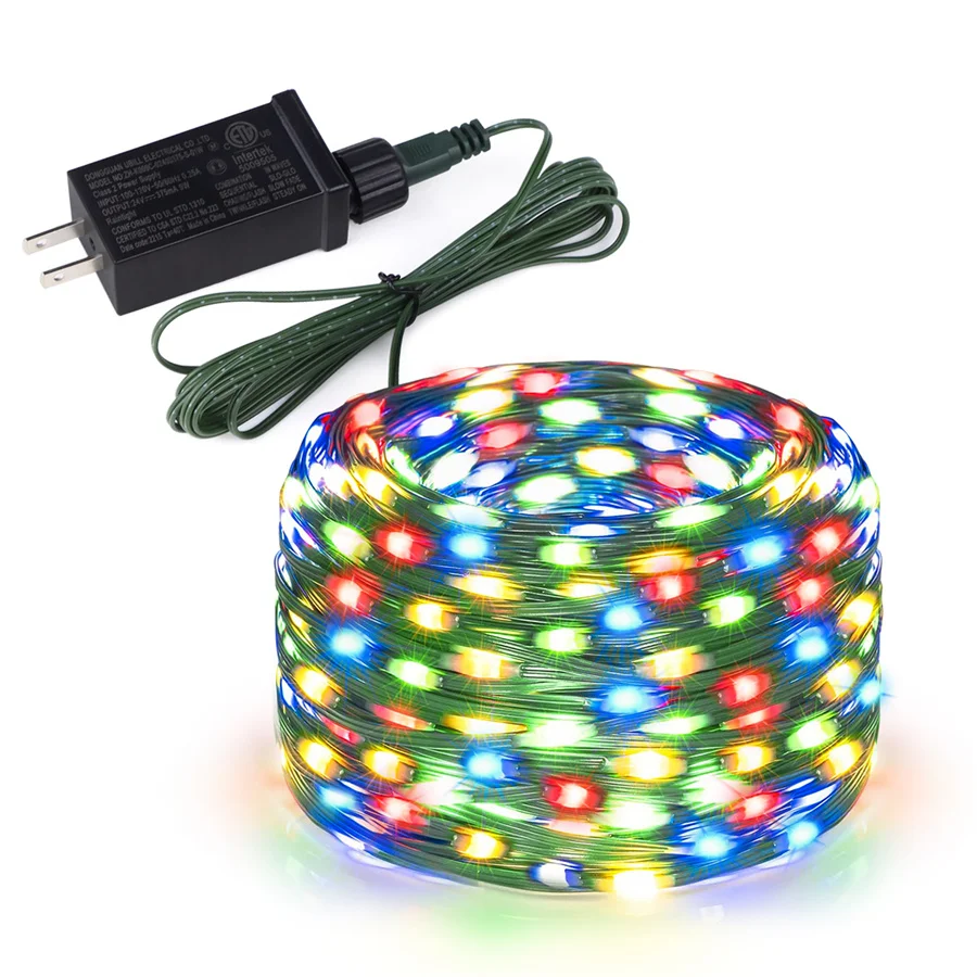 New 100M/50M LED Christmas Garland Fairy Lights Outdoor 8 Modes Waterproof Garden String Light for Party Wedding New Year Decor