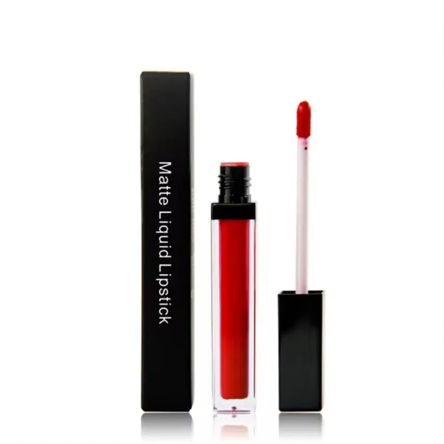 Lápiz labial líquido mate personalizado, 60 colores, resistente al agua, taza antiadherente, duradero, fácil de colorear, brillo de labios Sexy, maquillaje a granel