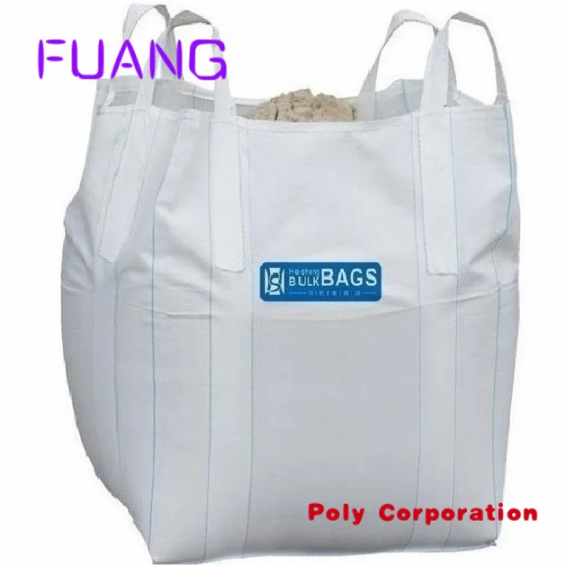 Custom  HESHENG China Supplier Super Sack 1 Ton 2 Ton 1000 Kg Jumbo FIBC Bulk Big Bags For Cement.