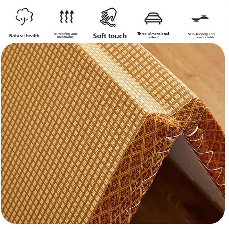 Foldable Rattan Tatami Sleeping Mat 6