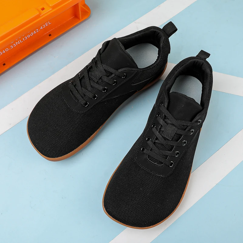 

Unisex Wide Toe Shoes Simple Breathable Non Slip Outdoor Barefoot Comfortable Work Sports Jogging Walking Shoes for Couples