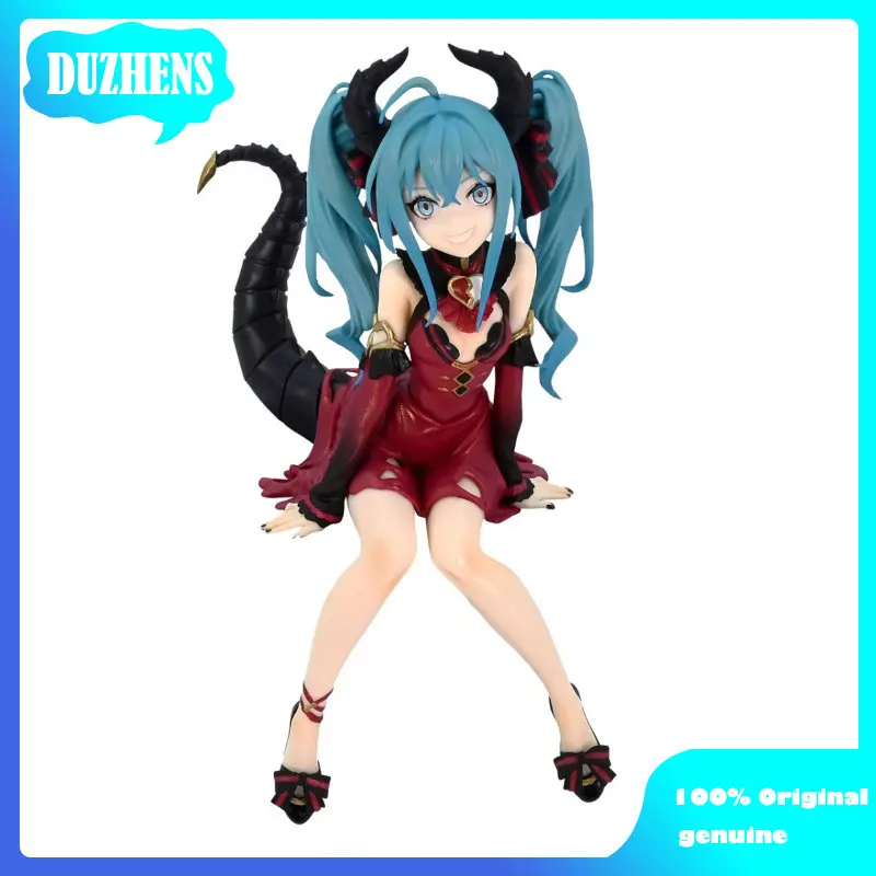 FuRyu Original:Cute girl Miku Demon style 13CM PVC Action Figure Anime Figure Model Toys Figure Collection Doll Gift