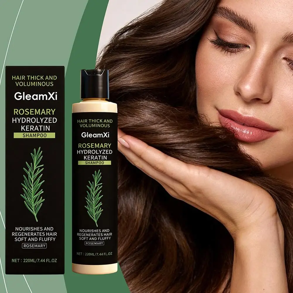 2 unidades de Shampoo de Alecrim para Cabelos: Volumizador, Espessante, Fortalecedor e Controla a Oleosidade. Nutre e Repara os Cabelos, Adicionando Volume._voghion.com