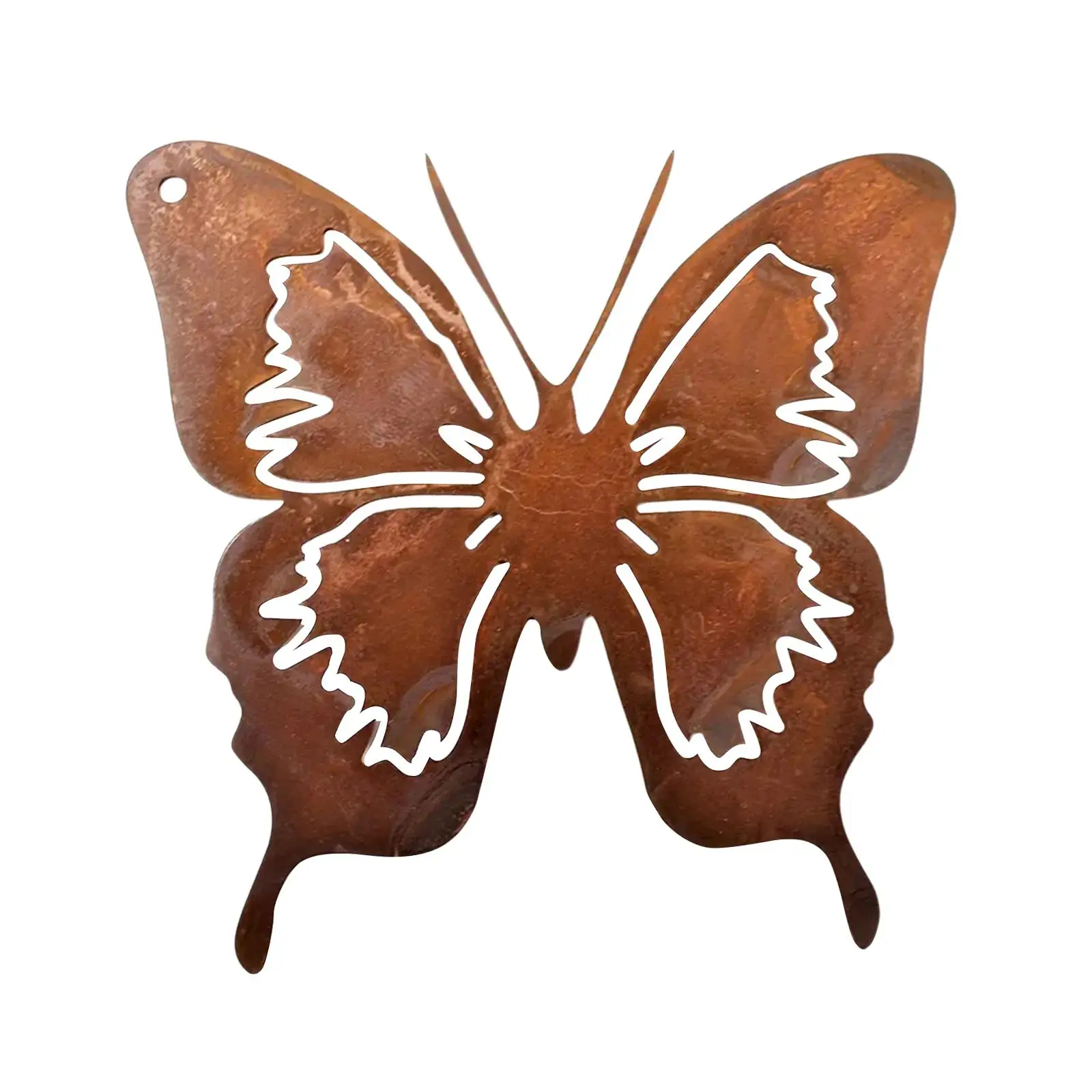 

Metal Rusty Butterfly Butterfly Art Wall Decor for Home Living Room Indoor