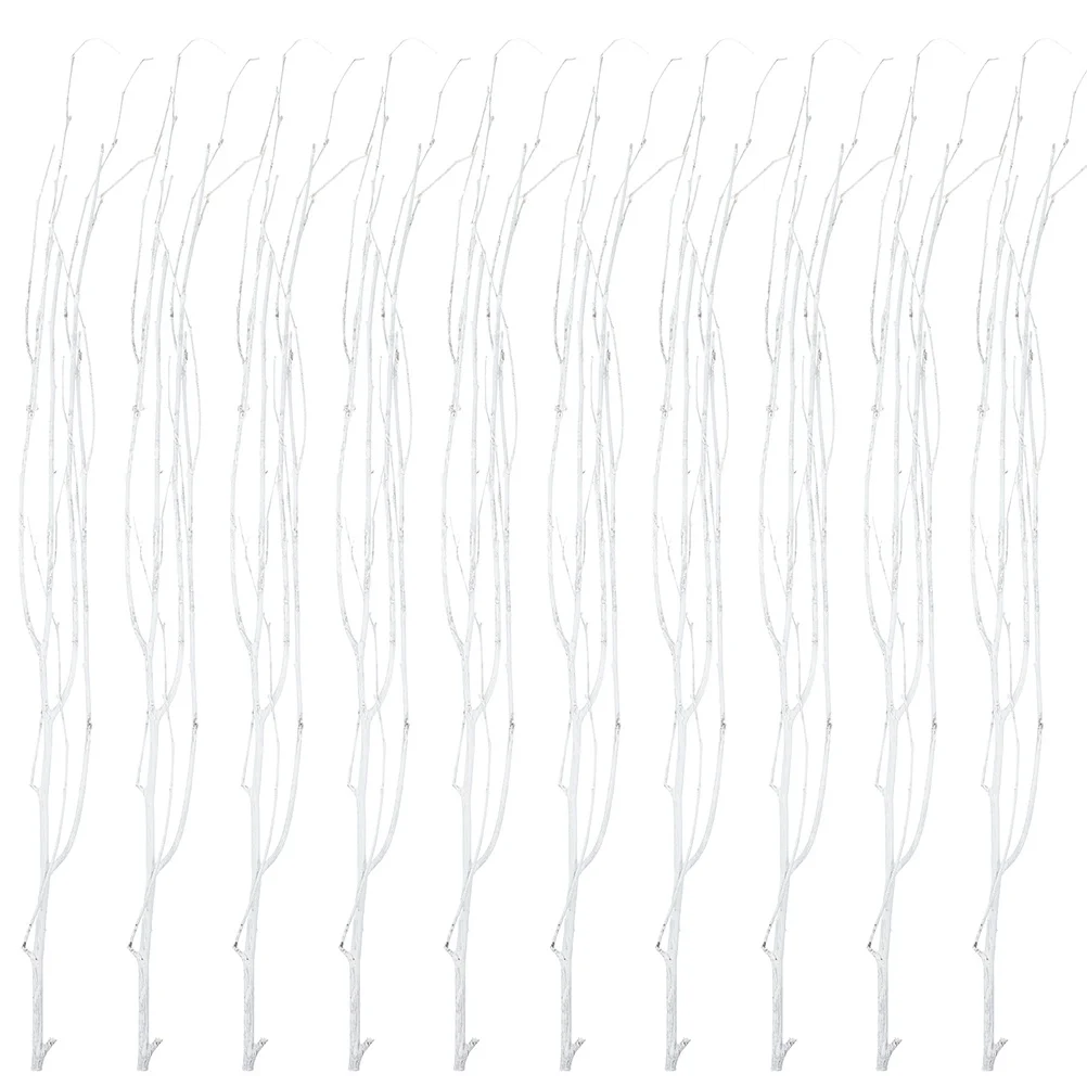 

12pcs Decorative Dried Branches Natural Small Twig Vase Filler For Home Living Room Office Wedding Party Simulated Plant