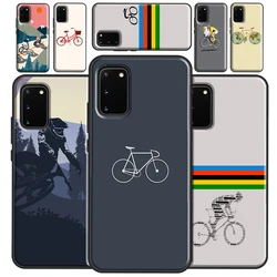 Bike Cycling Art Case For Samsung Galaxy S22 S21 S23 Ultra Note 20 S8 S9 S10 Note 10 Plus S20 FE Back Cover