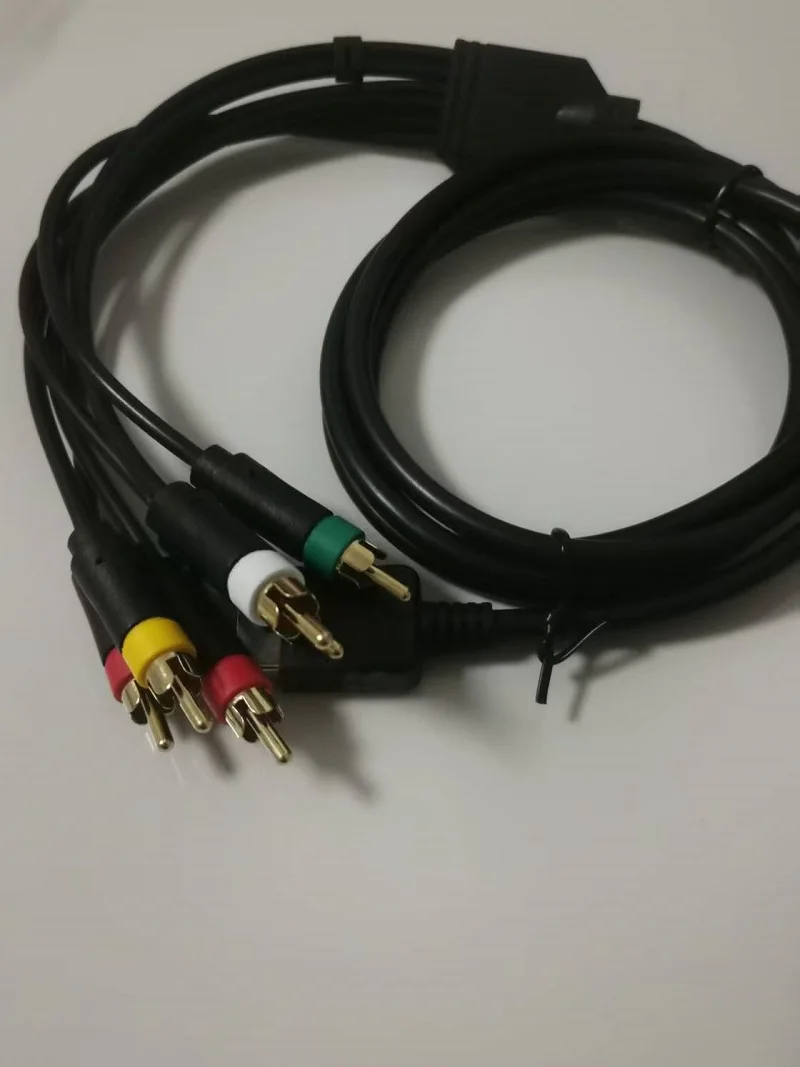 كابل RGBS بطول 1.8 متر ملحقات كابل ألعاب ممتاز عالي الدقة لوحدات تحكم الألعاب بلاي ستيشن 2 3 PS2/ PS3