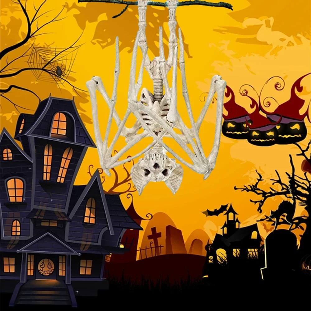 Halloween Horror Fledermäuse Skelett Maus Skorpion Eidechse Bonez Skelett Modell Festival Dekor Party Gruselige Halloween Party Dekoration – Detail 4