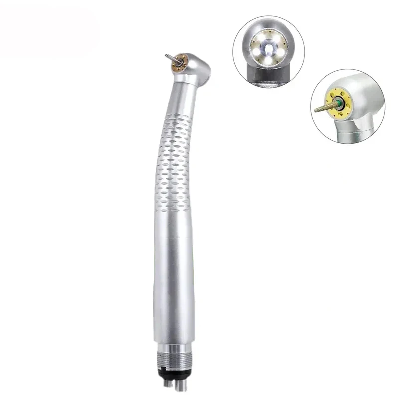 

Super Bright Dental E-Generator 5 LED 5 Water Spray Shadowless Handpiece With Warranty Ceramic Bearing Cartridge Air Turbine