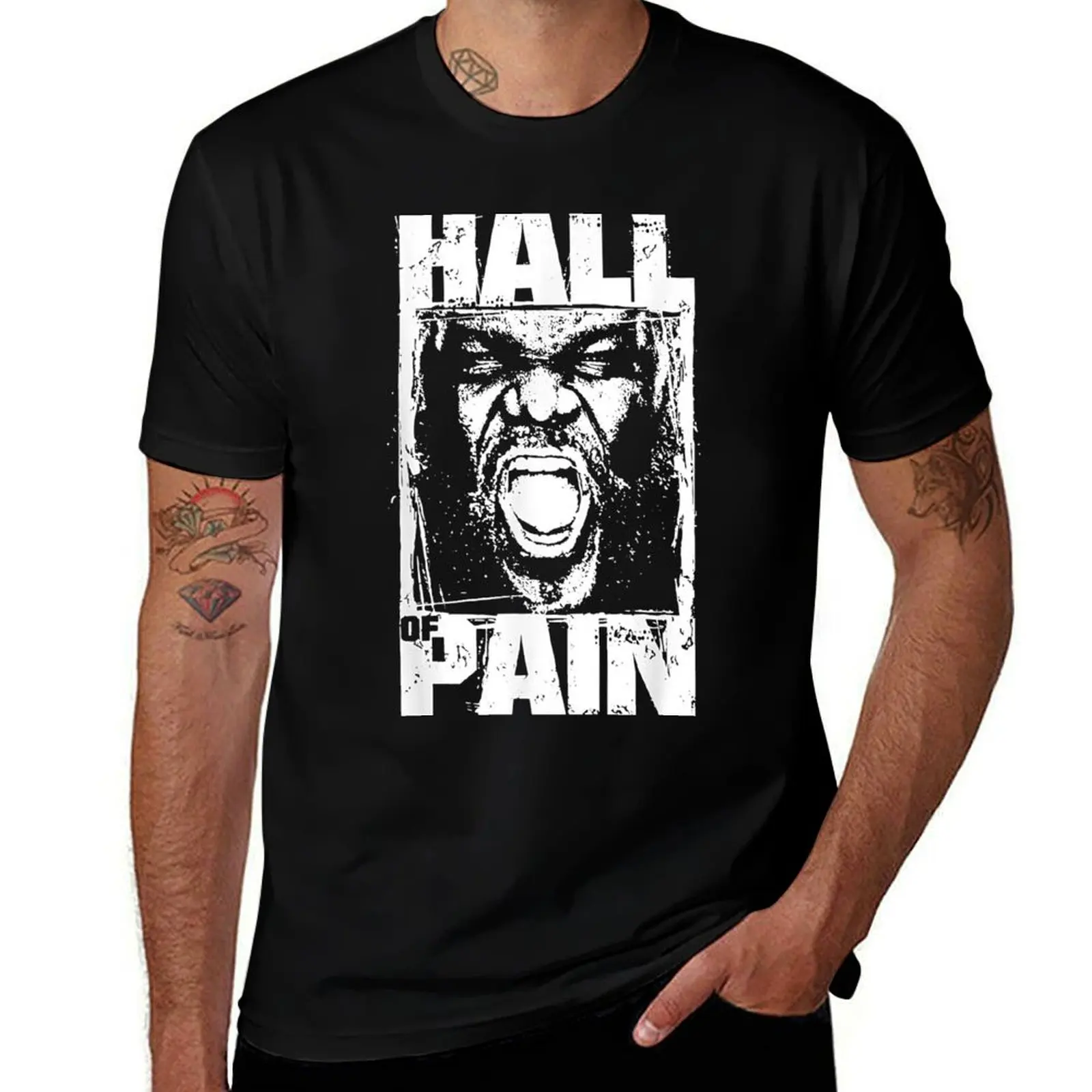 Mark Henry Hall of Pain T-Shirt Novelty Print Casual Tee Shirt
