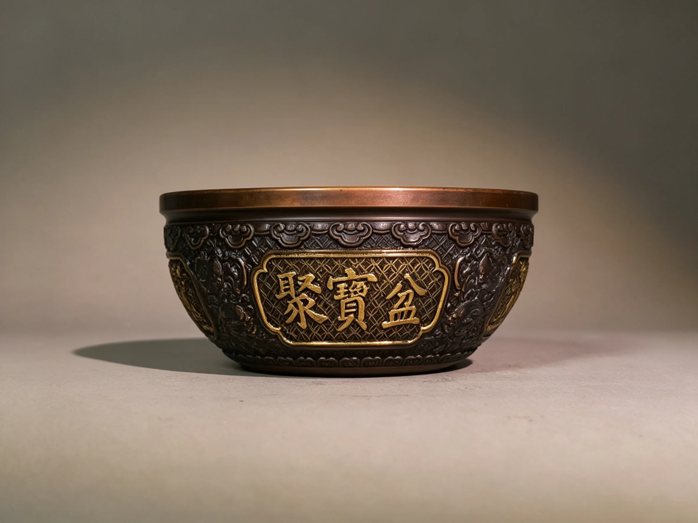 Exquisite Pure Copper Kylin Treasure Basin Ornament, Decorative Artwork with Chinese Zodiac Signs for Homes, Companies and Offic