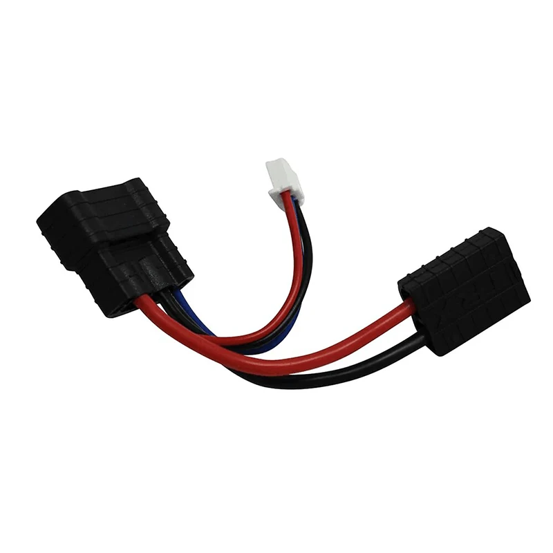 2S/3S/4S TRX ID Connector Converter Lipo Battery Charge Adapter Lipo Charger Cable Wire 16awg 8cm