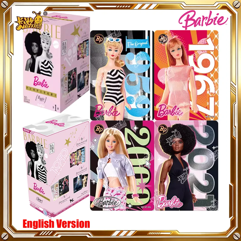 KAYOU Barbie Card English Version Dream Beyond True Me Pack Hobby Anime Trading Cards Birthday Holiday Toys Gifts for Kids