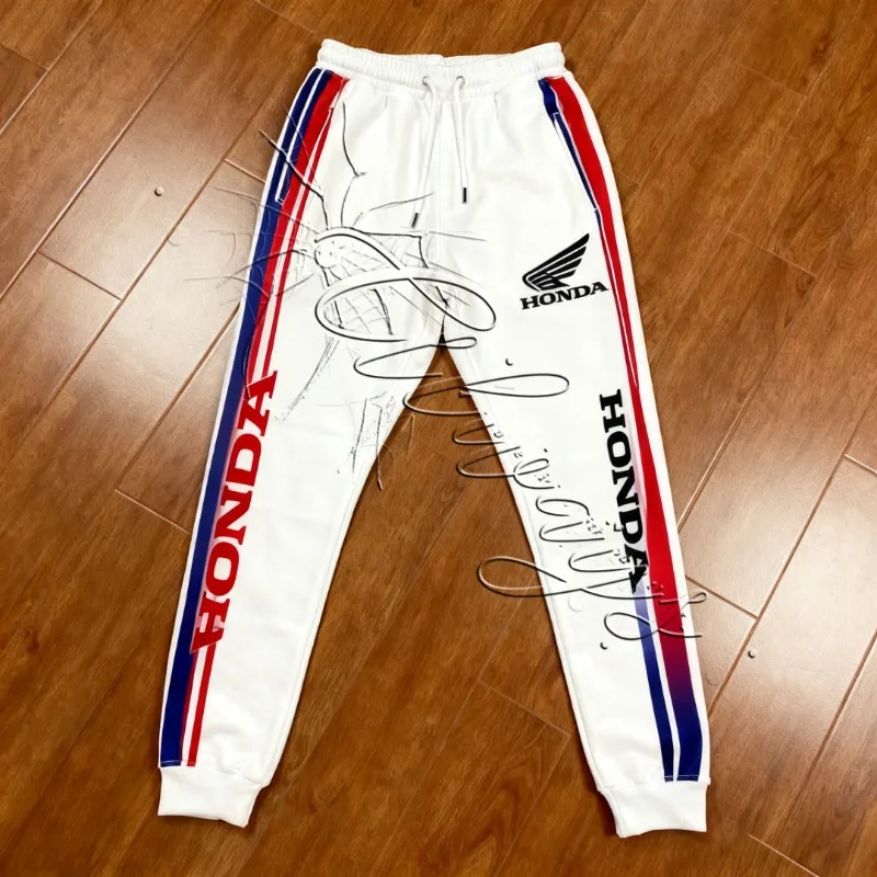 

2026 Summer New Honda Racing Outdoor Off Road Mountain Bike Speed Dry Pants Men's Retro MOTO Fashion Street Motorcycle Clothing