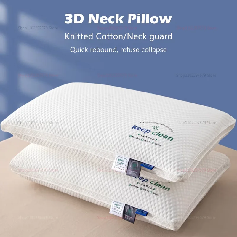 

3D Neck Pillow Memory Foam Soft Travel Pillow for Neck Support Non Collapse Hotel Bed Home Sleep Comfort Pillow for Travelers
