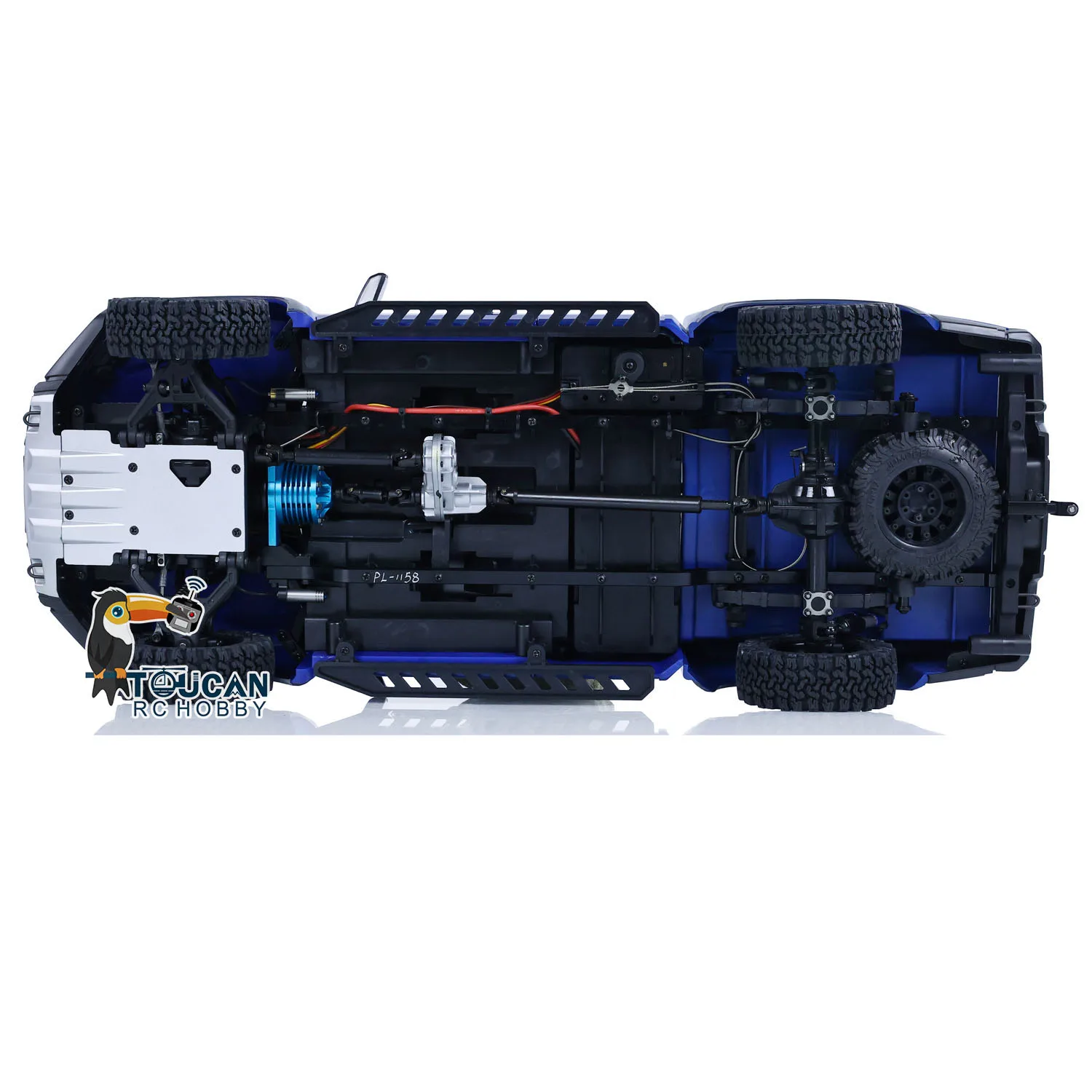 Toy 1/10 JDMODEL Upgraded RC Crawler Climbing Car JDM F150 Radio Control Off-road Vehicles with Sound Light Set Model THZH1875