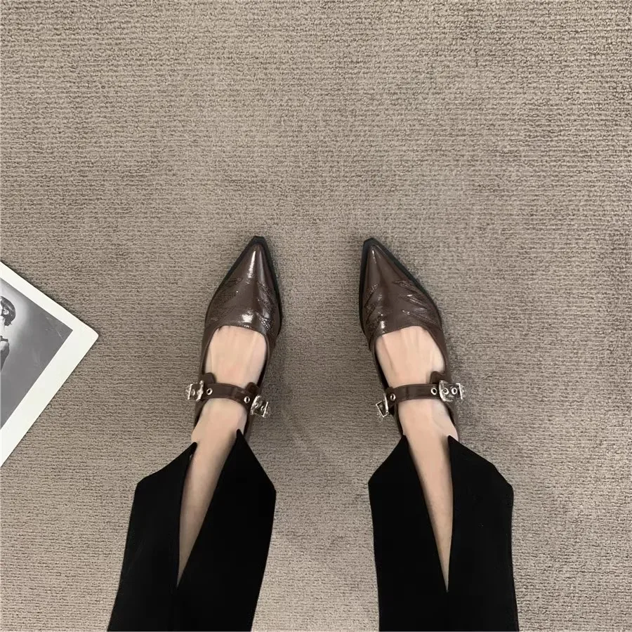 Women Pumps 2024 New Summer Pointed Toe High Heels Shoes for Women Fashion Shallow Casual High Heels Women Sexy Mary Jane Shoes