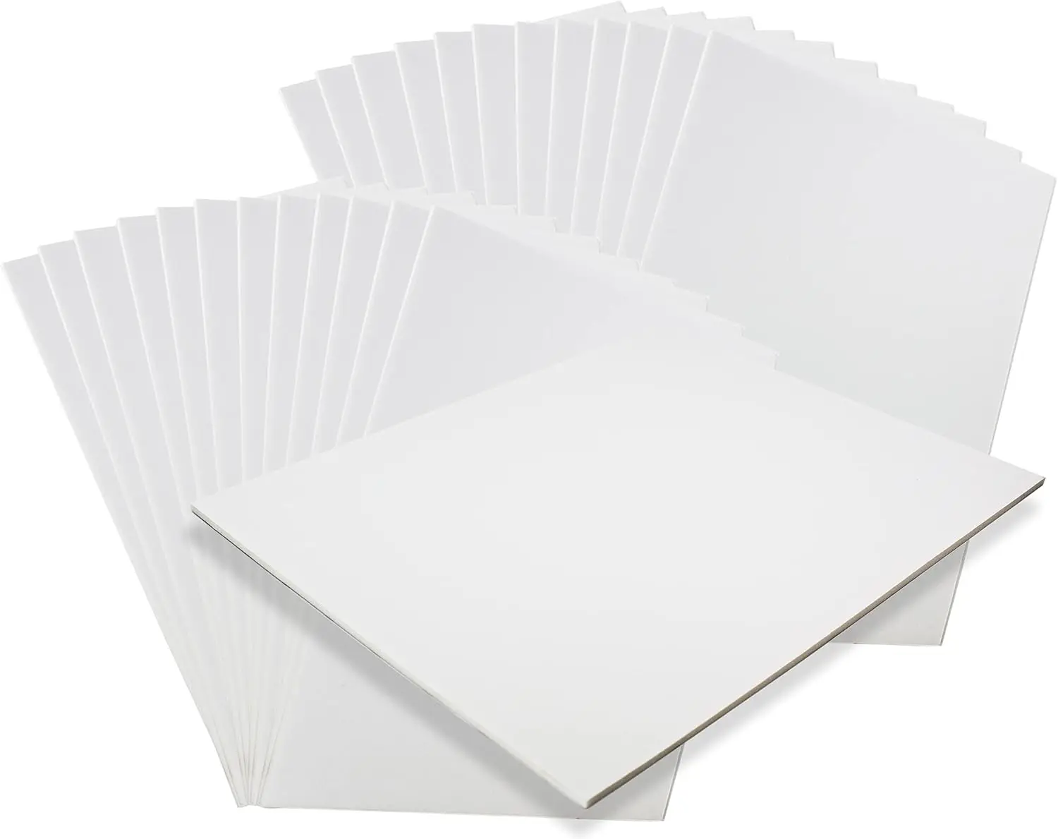 Foam Board 24x36 5PK Foam Core Boards 3/16 Thick Foam Poster Board White Foamboard 24x36 Large Acid Free Foamcore Sheets, Polystyrene Rigid Foamboard Large Foamcore Backing for Backdrop, Display
