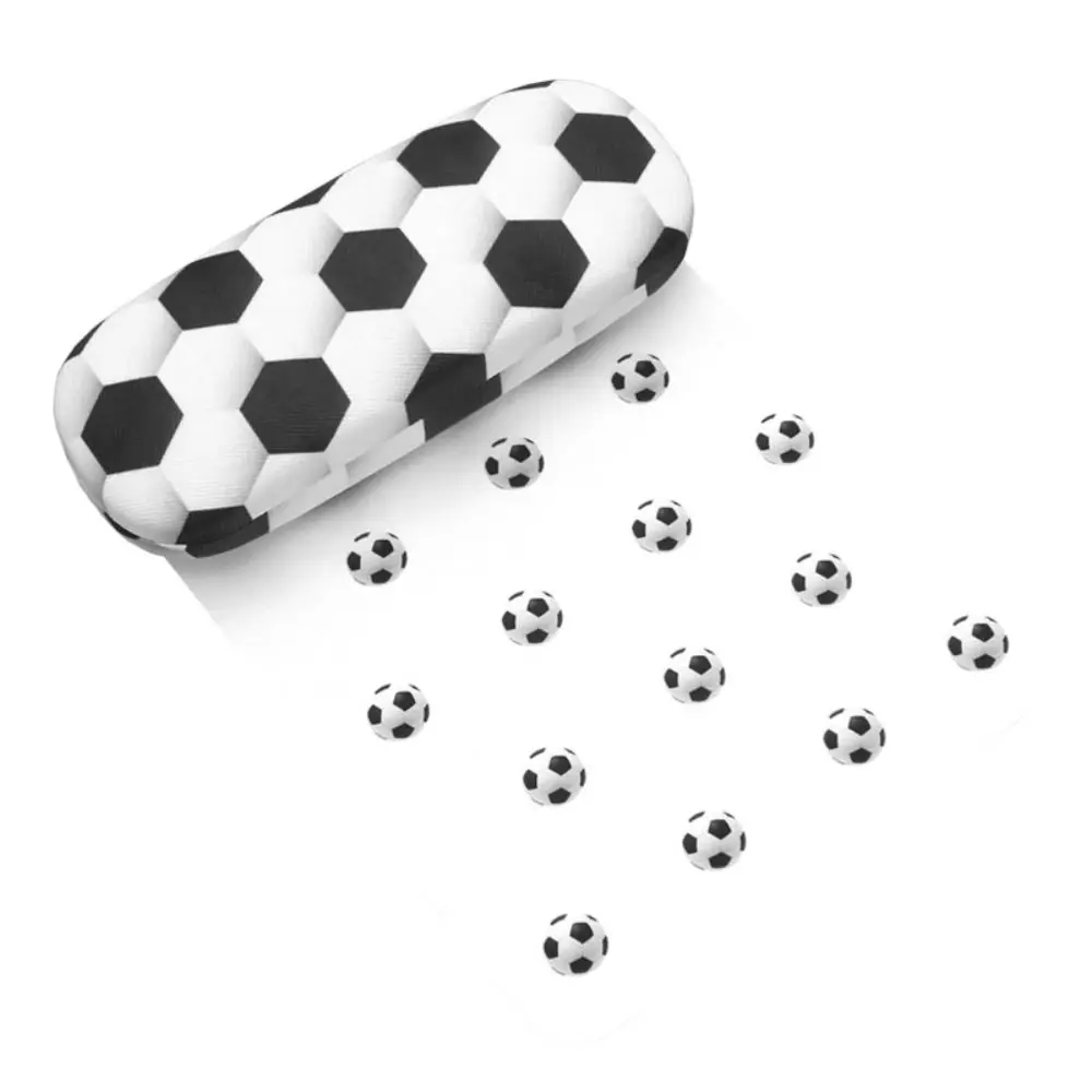 صندوق نظارات بنمط كرة السلة لكرة القدم ، حافظة نظارات بقماش زجاجي ، صندوق تخزين نظارات شمسية مضاد للضغط #2