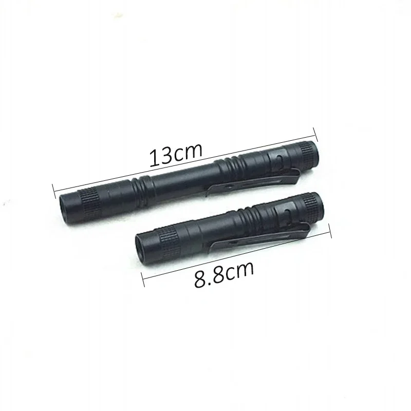 Mini LED Pen Torch Portable Penholder Led Flashlight Night Walking Lighting Car Maintenance Work Lanterna LED Torch Waterproof