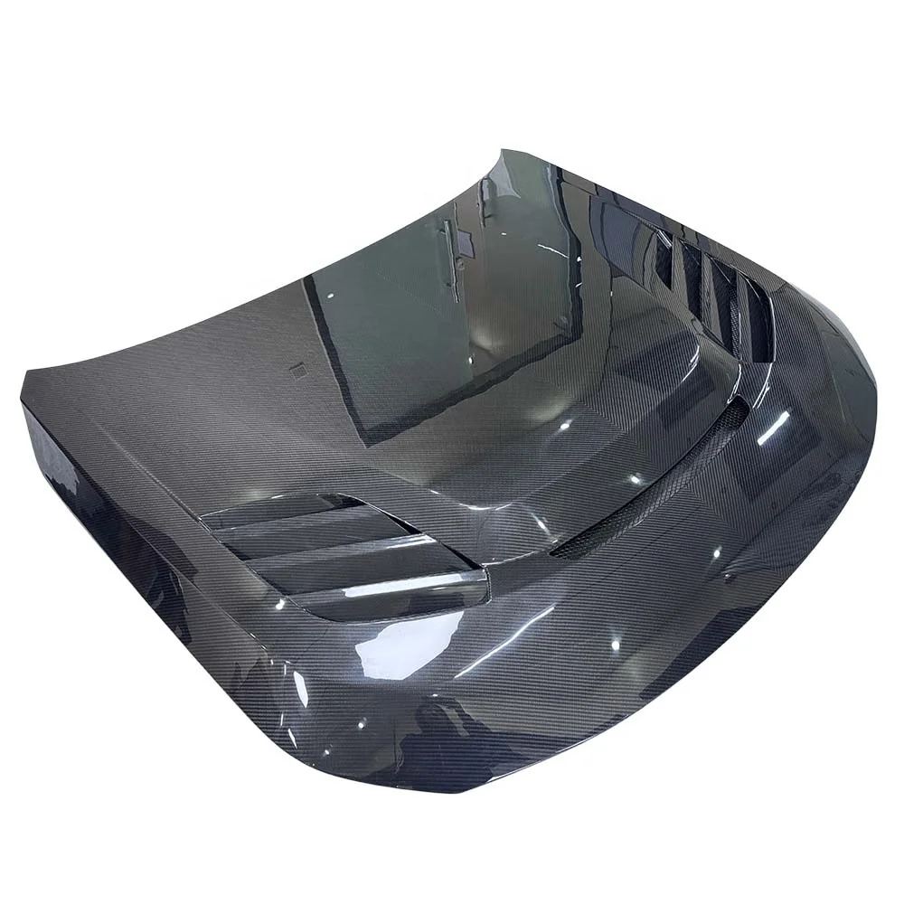 LARIDAS New V Style Pre-preg Dry Carbon Fiber Hood/Bonnet Bolts for G87 M2/G42 Bolt-On Installation Engine Ventilation 2