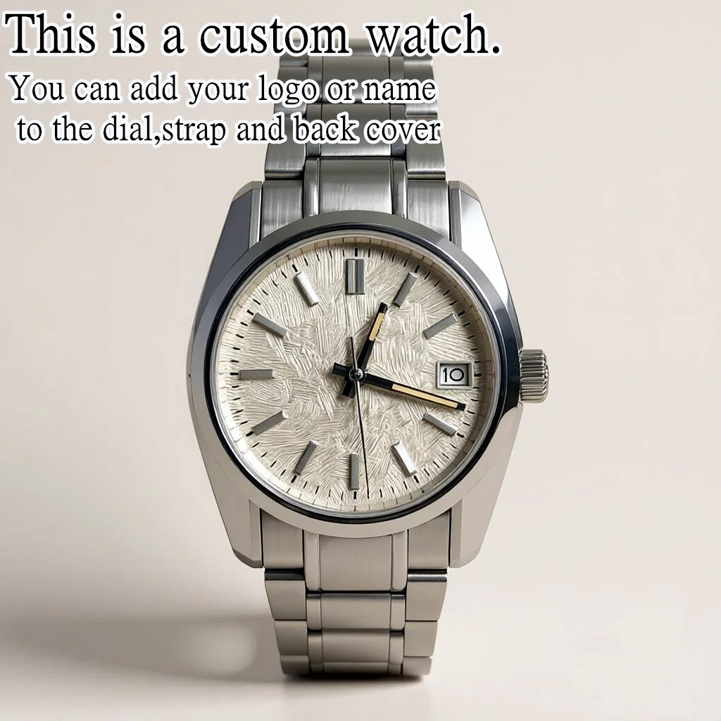 

DIY watch 36mm mechanical men's watch aseptic dial sapphire glass waterproof upscale adaptation NH35 movement