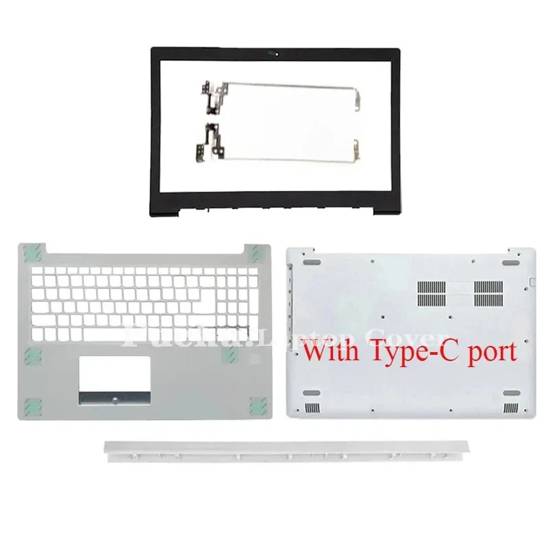 New Laptop case Front Bezel For IdeaPad 330-15 330-15IKB 330-15ISK ABR IGM Palmrest Bottom Case Hinges White Top