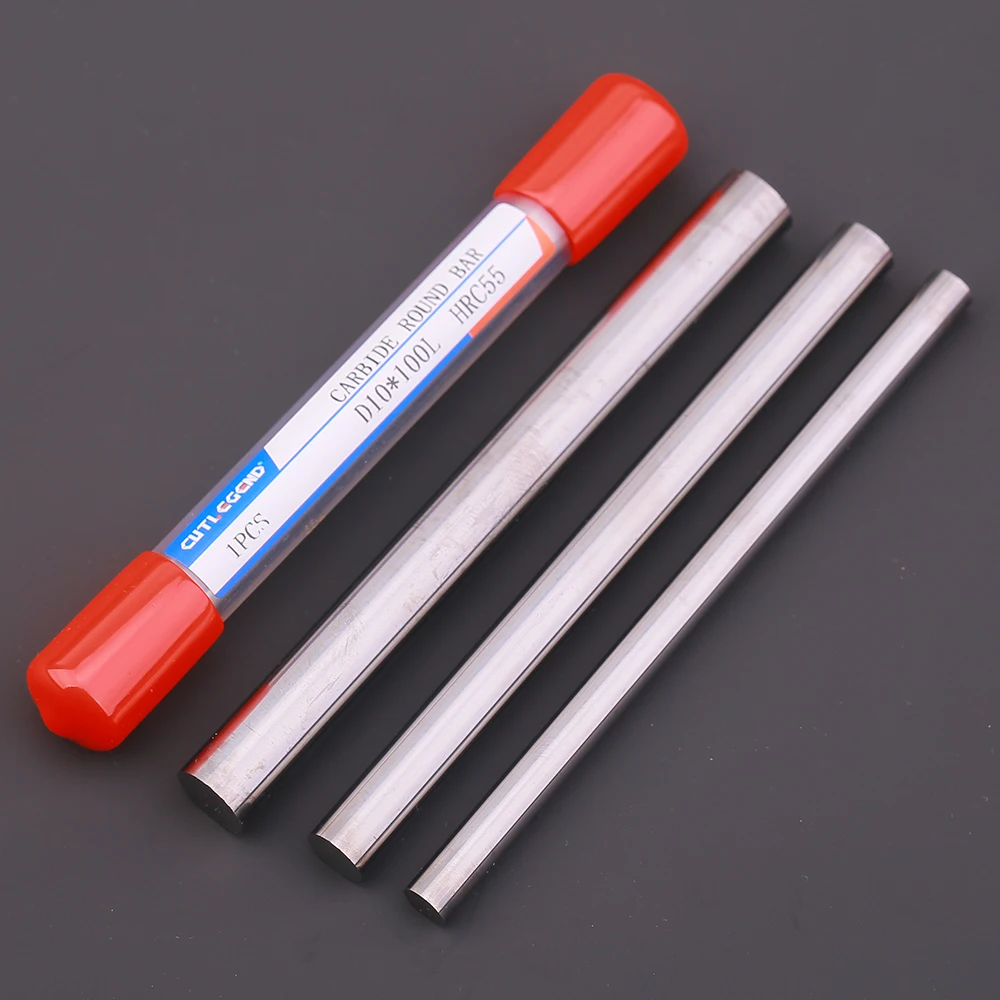 

Tungsten Carbide Rod 2.0-20mm Diameter 150mm Length Straight Shank long Carbide Round Bar Lathe Tool HRA91.2 High Hardness