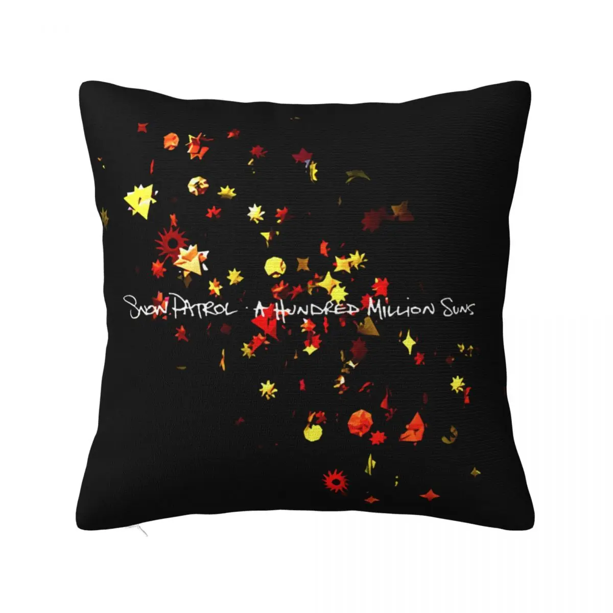 Snow Patrol A Hundred Million Suns Album Cover Unisex T- Dtg Black Printing Surprise Geek Newest Man Pillow Case