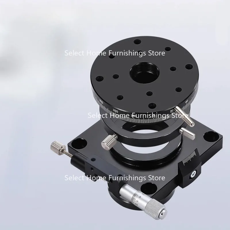 

Подходит для вращающегося стола с платформой по оси R 360°. ° Угловой индексирующий диск для точной настройки, ручной оптический слайд RS/RSP