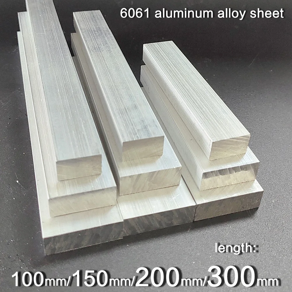 6061 Aluminum Alloy Flat Bar Thickness 12mm Width 20mm 25mm 30mm 35mm  Length  100mm 150mm 200mm 300mm