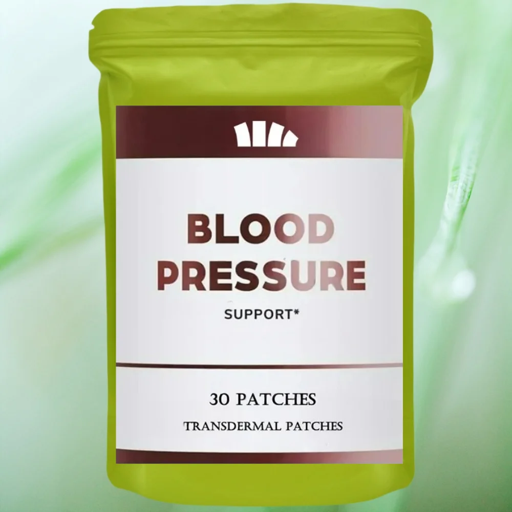 30 Patches Blood Pressure Support Transdermal Patches -Promote Normal Heart and Circulatory Health