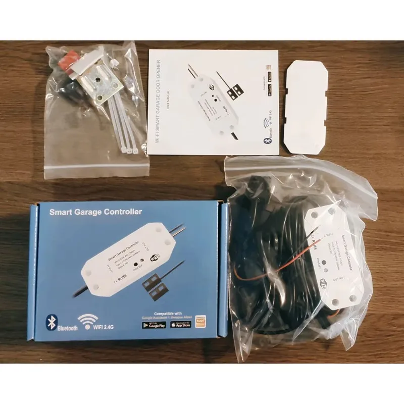 Tuya Smart Life Electric Garage Door Opener Wireless WIFI Remote Control Supports Alexa Google Home Plastic for App Control