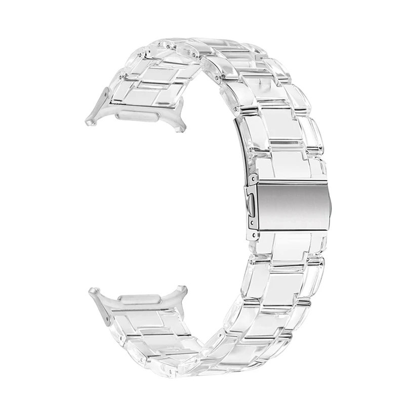 Bracelet en résine transparente pour Galaxy Watch 7 Ultra, bracelet et couvercle pour Samsung Galaxy Watch 7 Ultra, bandes de 47mm, PC + film de verre Guatemala