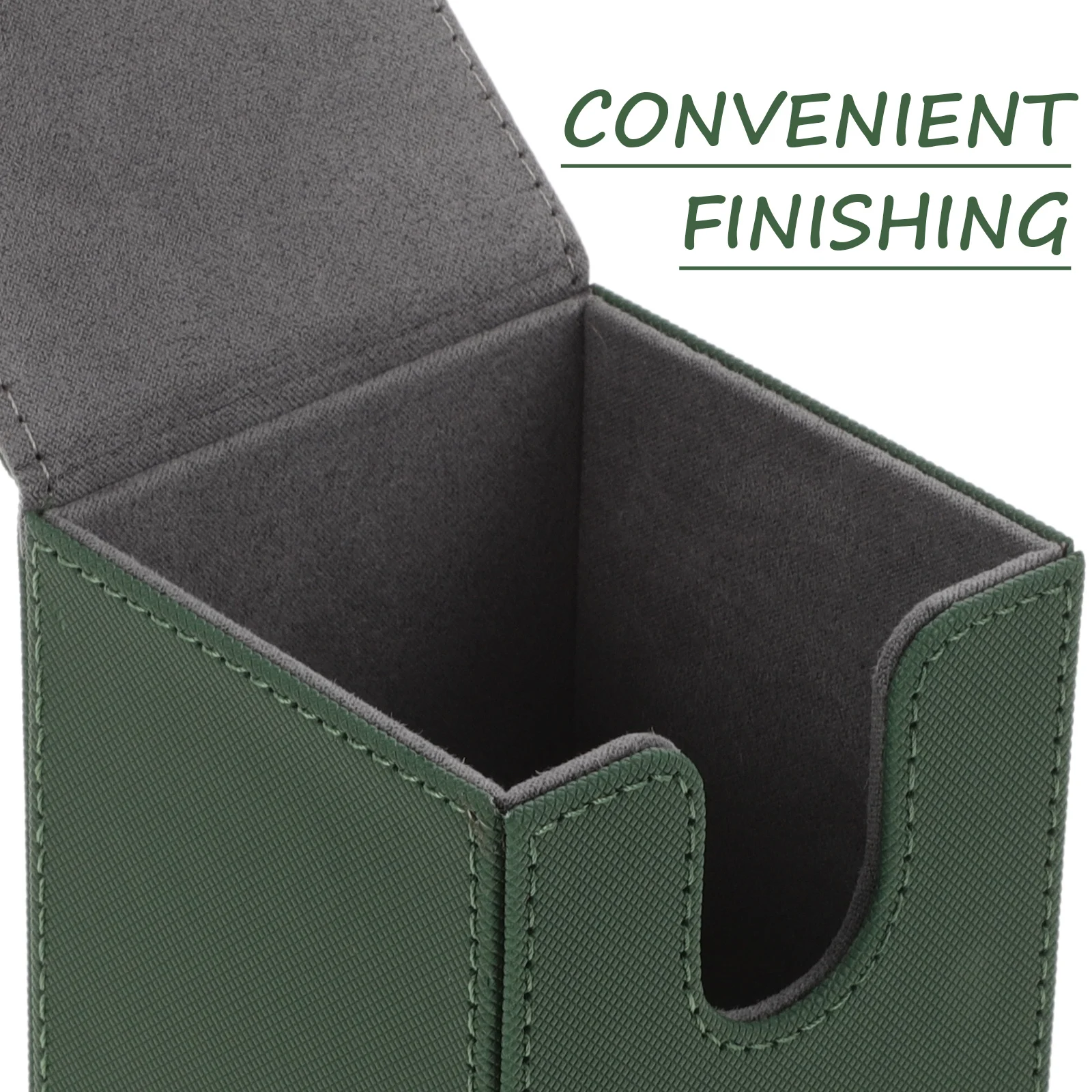 Multi-Function Decks Card Organizer PU Storage Case for Playing Cards Waterproof Durable Box for Collection and Gifts